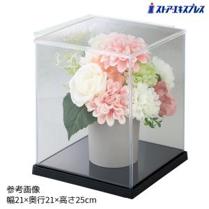 フィギュアケース コレクションケース クリア 人形ケース_ディスプレイケース 内寸:幅18×奥行18×高さ24cm  1個_61-432-11-4_36092-3123｜ストア・エキスプレス-業務用店舗什器