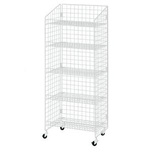 ストア・エキスプレス ラック 棚 収納 おしゃれ_スリムガラスラック 4