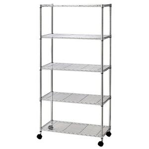 ストア・エキスプレス ラック 棚 収納 おしゃれ_スリムガラスラック 4