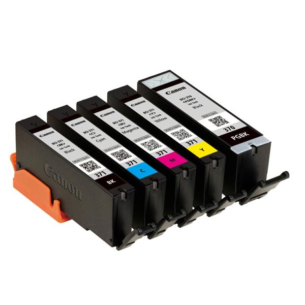 キャノン BCI-371＋BCI-370／5MP 5色パック_61-661-60-12_37256-...