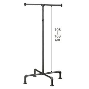 ガス管 ハンガーラック 2段式 タイプF 約W108cm×H188cm