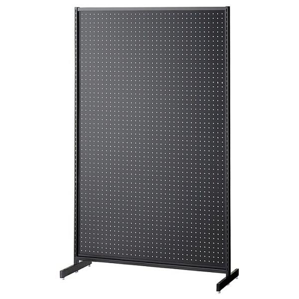 有孔ボード パンチングボード 棚 壁_SF中央両面スリムタイプ 幅90×高さ150cm ブラック ブ...