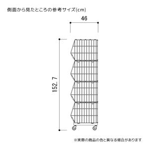 ワゴン バスケットワゴン 販売台 陳列台_ジャ...の詳細画像3
