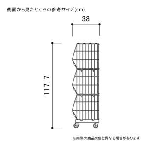 ワゴン バスケットワゴン 販売台 陳列台_ジャ...の詳細画像3