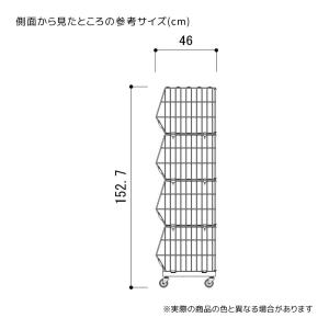 陳列棚 店舗用 バスケットワゴン 販売台_ジャ...の詳細画像3