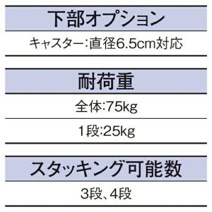 陳列棚 店舗用 バスケットワゴン 販売台_ジャ...の詳細画像4