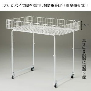 ワゴン バスケットワゴン 販売台 陳列台_バス...の詳細画像1