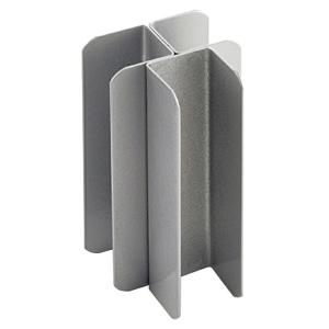 パーテーション パーティション 間仕切り 目隠しパネル_【2個セット】マグネットパーティション用3方向連結セット シルバー_61-760-40-3_6923-427