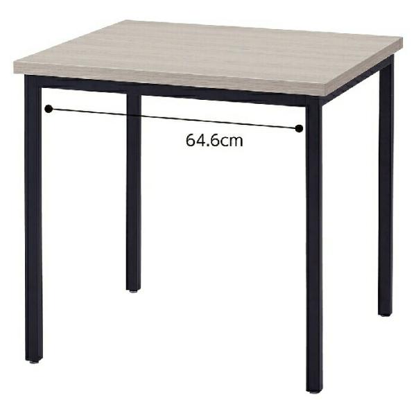 テーブル カフェ 四角 高さ70_ダイニングテーブル　ブラックフレーム　W75cm 1台_61-77...
