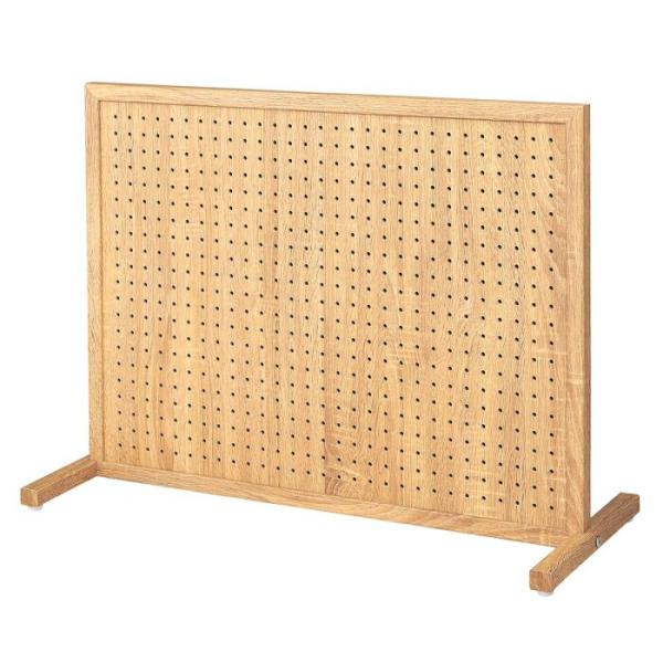 有孔ボード パンチングボード 棚_卓上両面有孔パネルスタンド ラスティック柄 幅80×高さ60cm ...