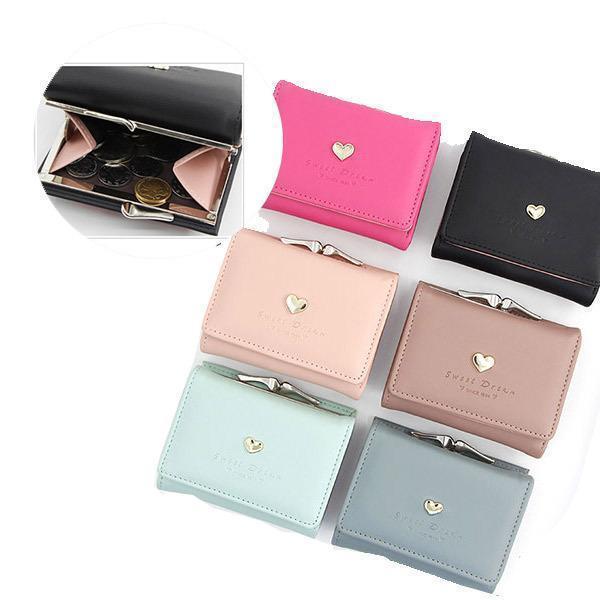 ミニ財布 レディース 三つ折り 小さい ミニウォレット がま口 多機能 薄い コンパクト 小銭入れ ...