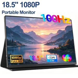 在庫処分SALE 18.5インチ 100Hz モバイルモニター モバイルディスプレイ ゲーミングモニター FHD フルHD 1920x1080 switch用 PC液晶モニター Type-C対応