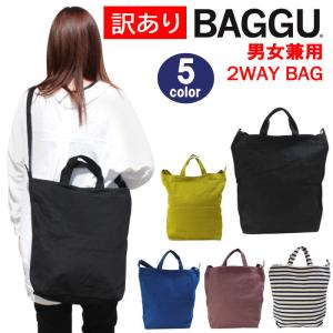 訳あり BAGGU バグゥ バッグ コットン  2Way ショルダー トート ab-375700｜store-goods