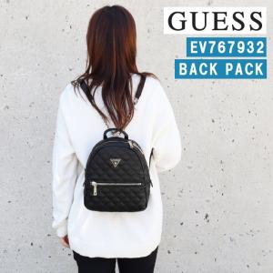 ゲス バッグ リュック EV767932 BLACK ブラック CESSILY キルティング リュックサック バック GUESS ab-478900