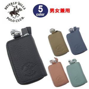 ビバリーヒルズポロクラブ BEVERLY HILLS POLO CLUB スマートキーケース ダブル BHG3000 クリア窓付き ab-514600｜store-goods