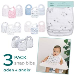 【並行輸入品】在庫処分 再入荷なし スタイ 3Pセット エイデンアンドアネイ aden+anais 3枚セット よだれかけ 食事 ab-556200