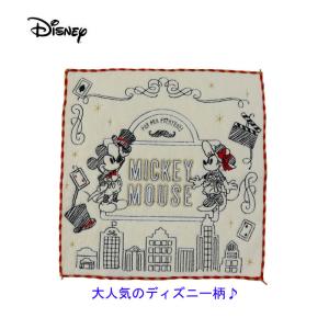 ロングアイランド ハンドタオル ミニタオル ディズニー ミッキー ミニ− かわいい キャラクター 刺繍 ab-565200｜store-goods