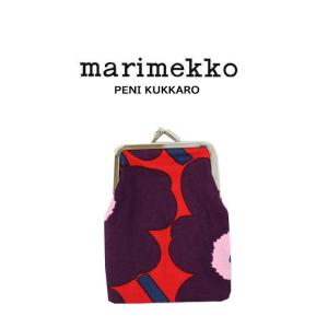 マリメッコ がま口 046701-346 marimekko 縦型 ポーチ ウニッコ柄 MINI UNIKKO PENI KUKKARO ab-566800｜store-goods