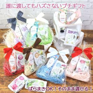 ボタニカルバス プチギフト 炭酸入浴剤 ハンドクリーム ギフトセット お任せ 選べるメッセージシール かわいい ラッピング済 職場 お礼 お配り ぷち ab-601100