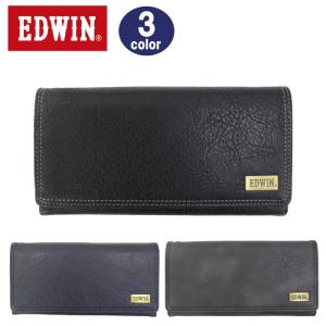 定価約20,000円　新品未使用　EDWIN エドウィン:Club Stripe EDWIN（エドウィン） 財布 22219020 長財布 本革 イタリアンレザー