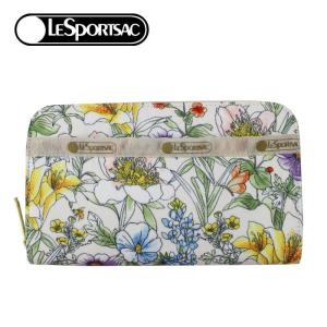 レスポートサック 長財布 6506 F101 LILY BOTANICALLY リリー ボタニカリー ラウンドファスナー レスポ Lesportsac 財布 ag-1941｜store-goods