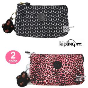 Kipling キプリング ポーチ K13265 Creativity L Basic 化粧ポーチ アクセサリーポーチ ペンシルケース モンキーチャーム ag-862600｜store-goods