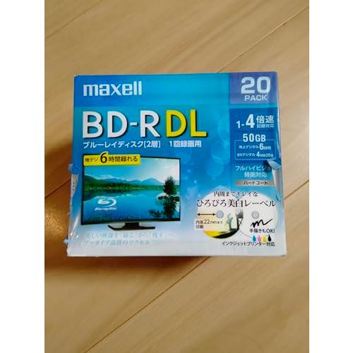 マクセル(maxell) 録画用BD-R２層 BRV50WPE.20S