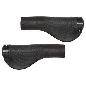 GORIX(ゴリックス) 自転車グリップ GX-D2 ロックオン グリップ クロスバイク mtb 自転車 (ブラック)