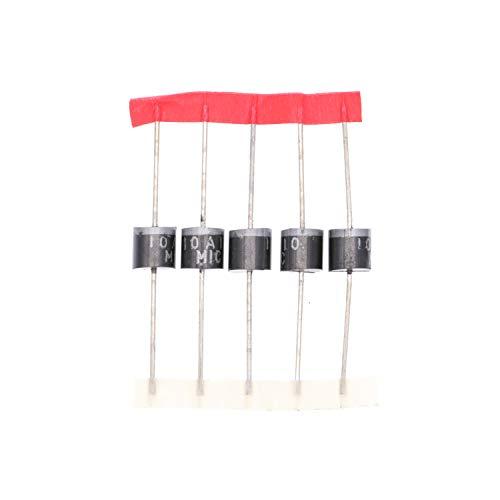 HUABAN 20PCS 10A10 整流ダイオード 10A 1000V R-6 Axial 10 ...