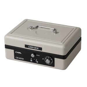 カール事務器 手提げ金庫 キャッシュボックス そとレジ A6 グレー CB-8250-D