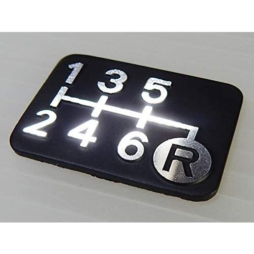 Tuningfan ダイヤカット シフトパターンプレート 右下R 6MT車用 SPP-K602