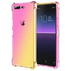 iPhone 8 Plus用 ケース iPhone 7 Plus用 ケース クリア TPU 薄型 軽量 グラデーション スマホケース バンパ