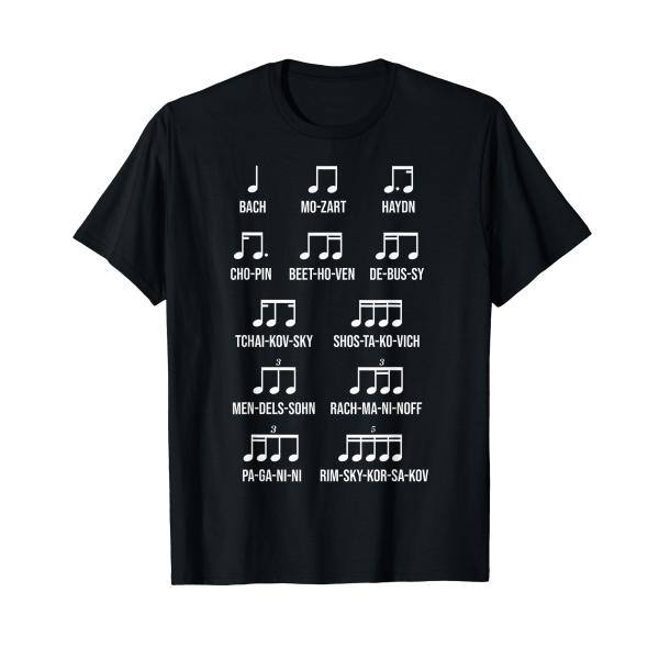 作曲家 リズム クラシック音楽 ギフト 音楽 モチーフ バッハ モーツァルト ベートーベン ショパン...