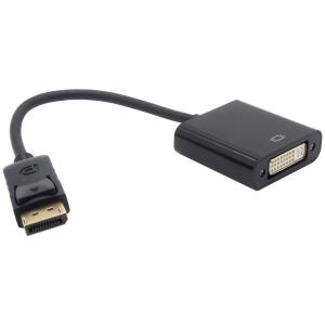オーディオファン DP変換アダプター DisplayPort to DVI 変換 1920×1080 1080p対応 ブラック
