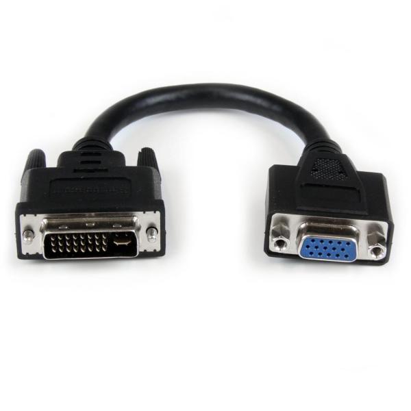 StarTech.com DVI - VGA変換ケーブル オス/メス 20cm DVIVGAMF8I...