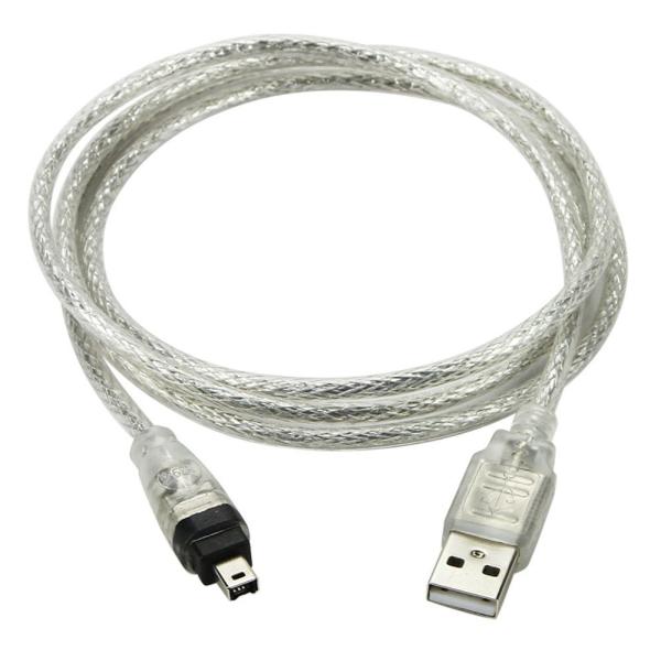 CHENYANG USBオスto Firewire IEEE 1394 4ピンオスiLinkアダプタ...