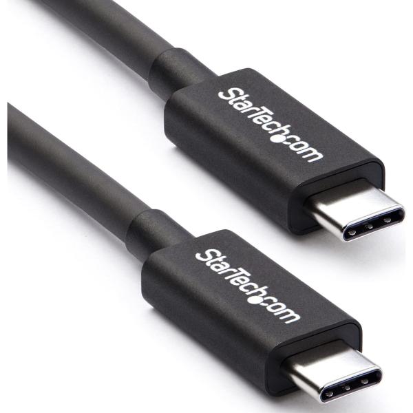 StarTech.com 0.5m Thunderbolt 3 (40Gbps) USB-C ケーブ...