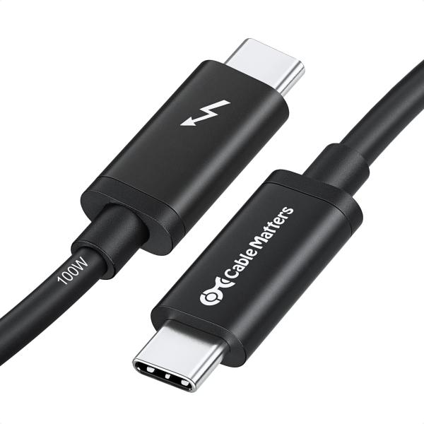 Intel 認証 Cable Matters 20Gbps Active Thunderbolt 3...