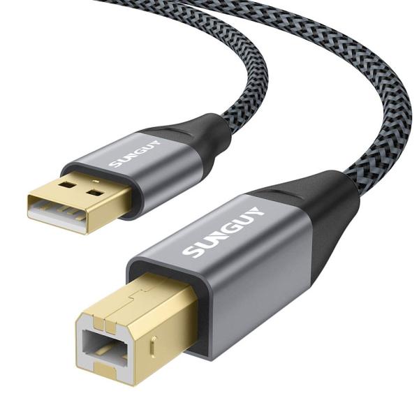プリンターUSBケーブル 3m SUNGUY USB 2.0 Aオス-Bオスパソコンとプリンター接続...