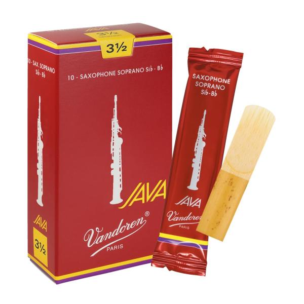 バンドーレン ソプラノサクソフォンリード ジャバ・ファイルド・レッドカット(JAVA FILED R...