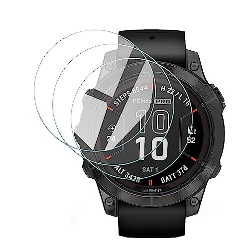 AiMaoo ガラスフィルム Garmin Fenix 7X Pro 対応 フィルム [3枚入り] ...