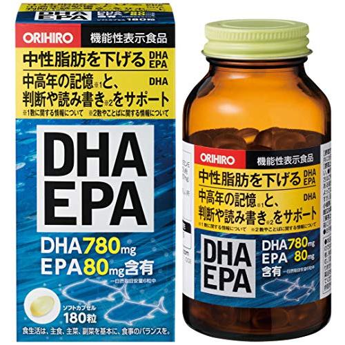 オリヒロ DHA・EPA 180粒 [機能性表示食品] DHA EPA DPA