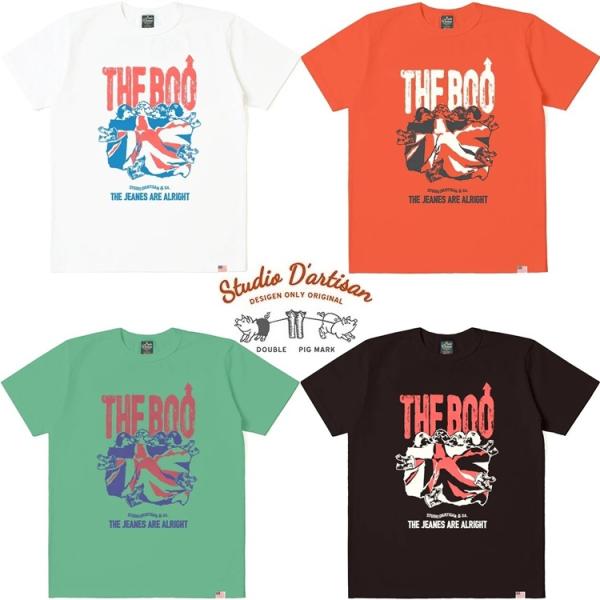 ダルチザン STUDIO DARTISAN USAコットンプリントＴシャツ 8212A ステュディオ...