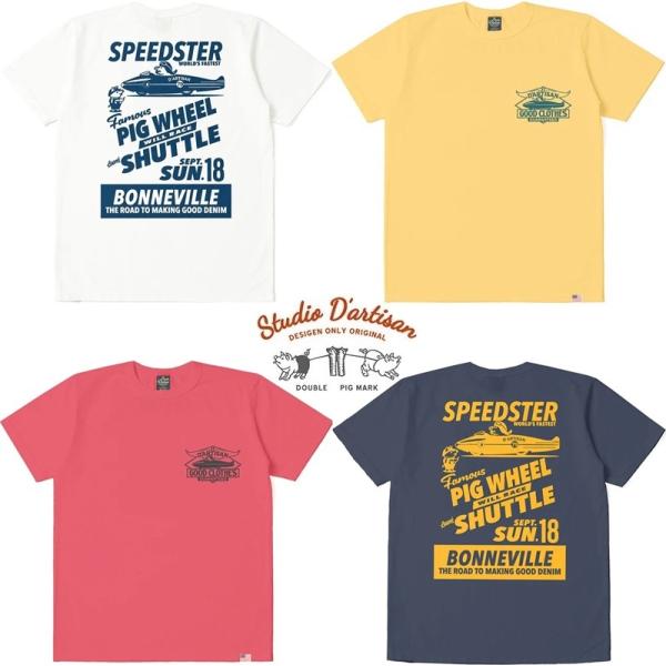 ダルチザン STUDIO DARTISAN USAコットンプリントＴシャツ 8232B ステュディオ...