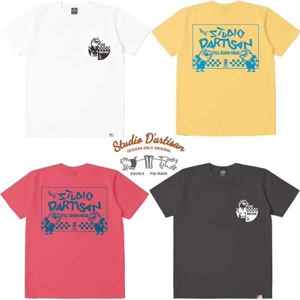 ダルチザン STUDIO DARTISAN USAコットンプリントＴシャツ8234A ステュディオダ...