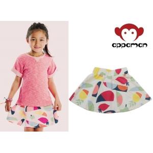 あすつく商品 appaman アパマン ハーロー・スカート KIDS キッズ　子供用 総柄 フルーツ...