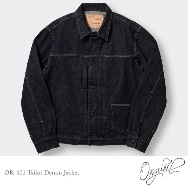 オルゲイユ Tailor Denim Jacket OR-401 テーラーデニムジャケット ORGU...