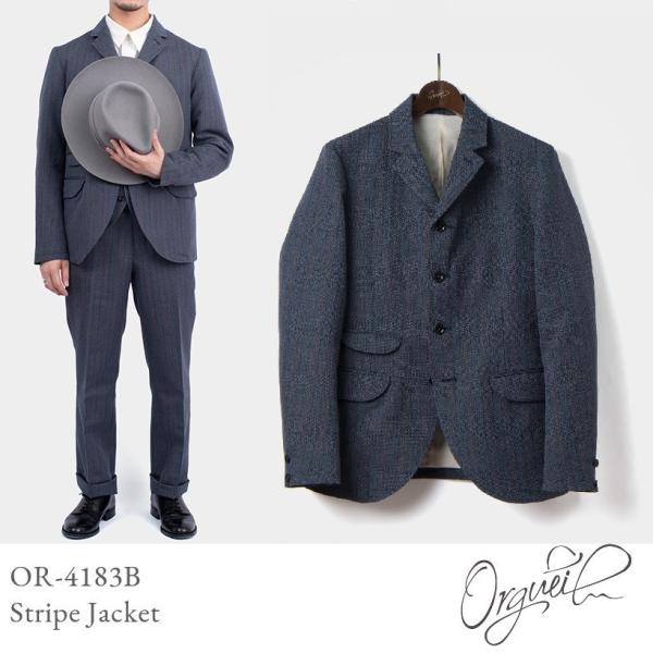 ORGUEIL Stripe Jacket OR-4183B ストライプジャケット オルゲイユ 通販...