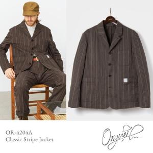 ORGUEIL Stripe Jacket OR-4204A ストライプジャケット オルゲイユ 通販  ステュディオダルチザン 通販