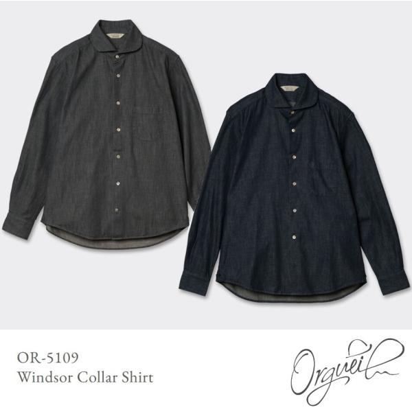 ORGUEIL Windsor Collar Shirt OR-5109 ウィンザーカラーシャツ オ...